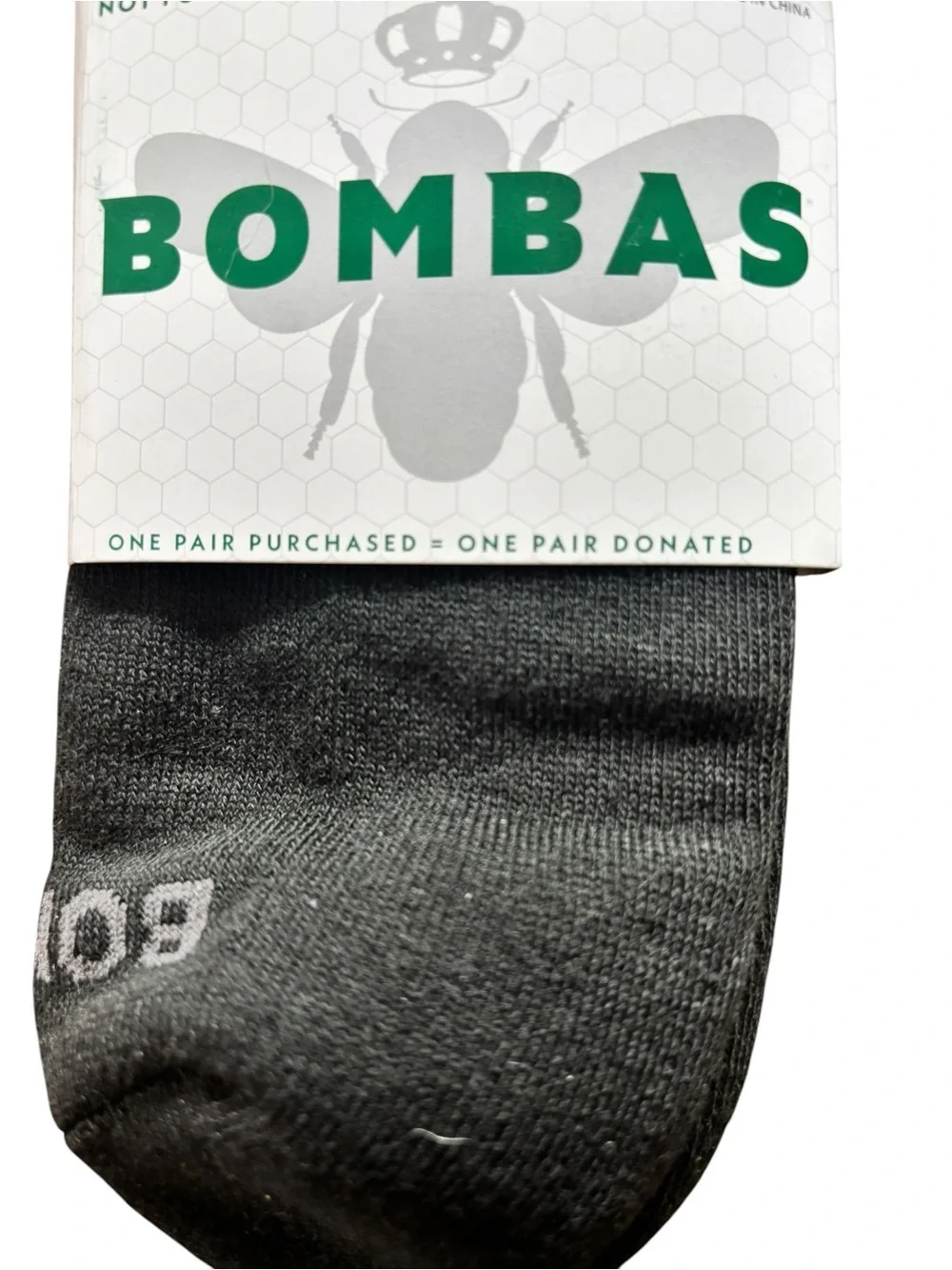 Bombas Unisex Low-Cut Ankle Socks - Black Size XL